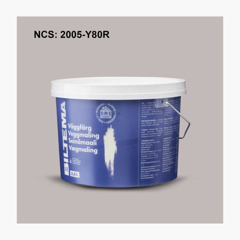 Veggmaling, Dusty pink, 2,5 liter