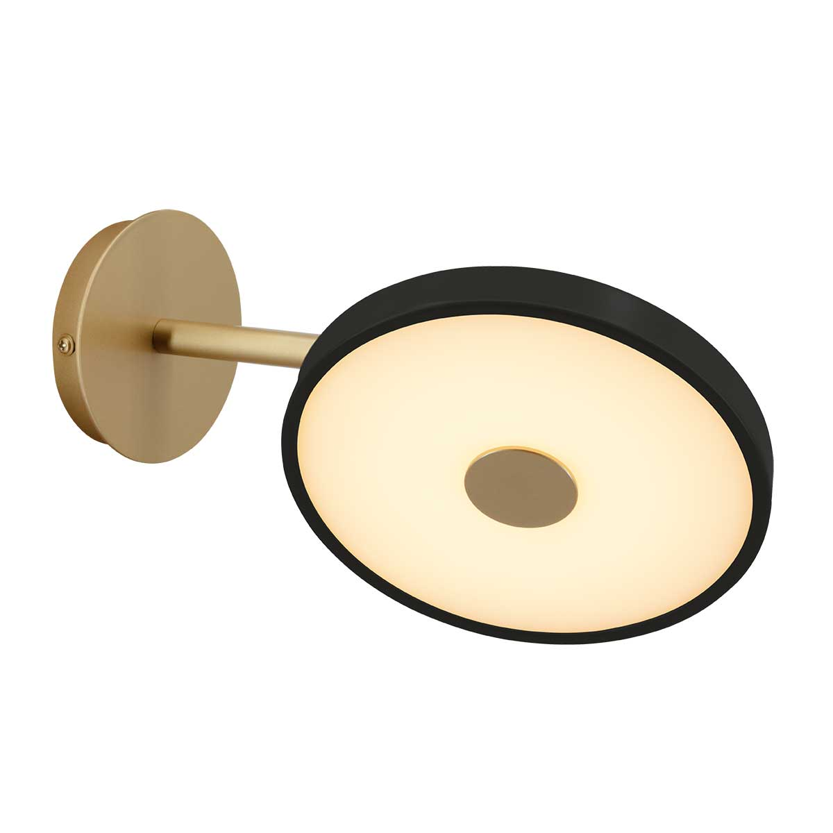 Wandlamp Asteria Short Zwart