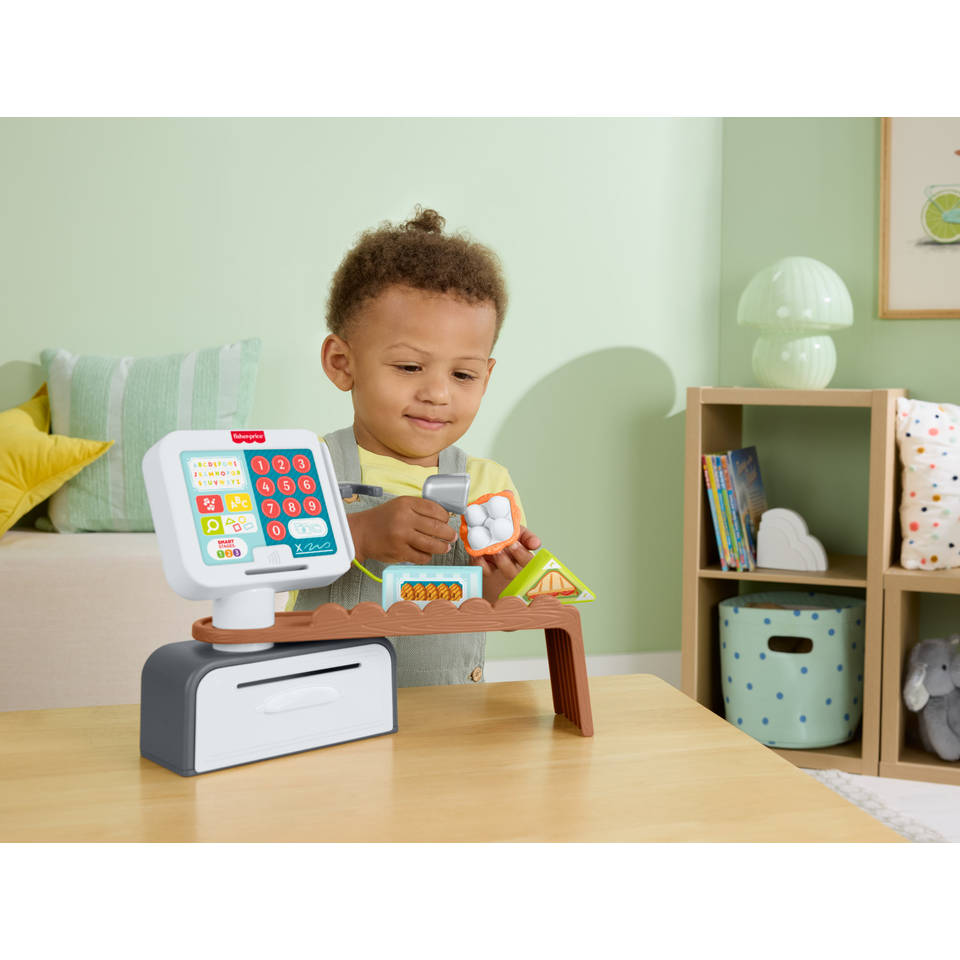 Fisher-Price leerplezier tellen en shoppen kassa
