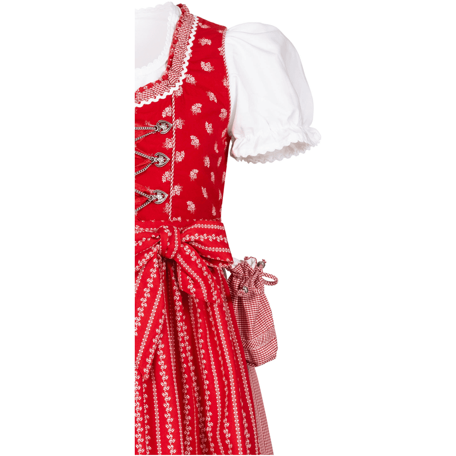 Nübler Kinderdirndl 3-teilig Larissa Rot