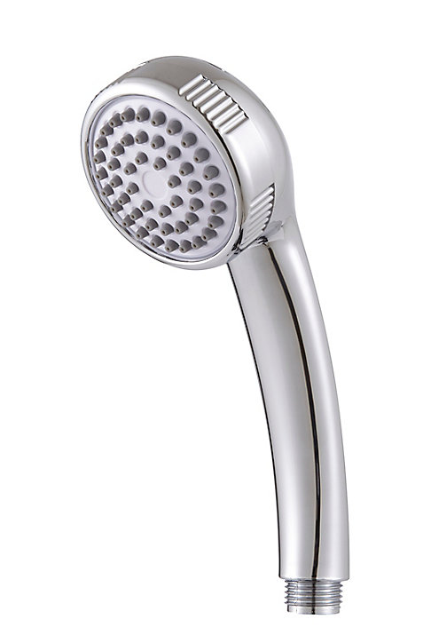Pommeau de douche Zaina 1 jet coloris chrome en ABS