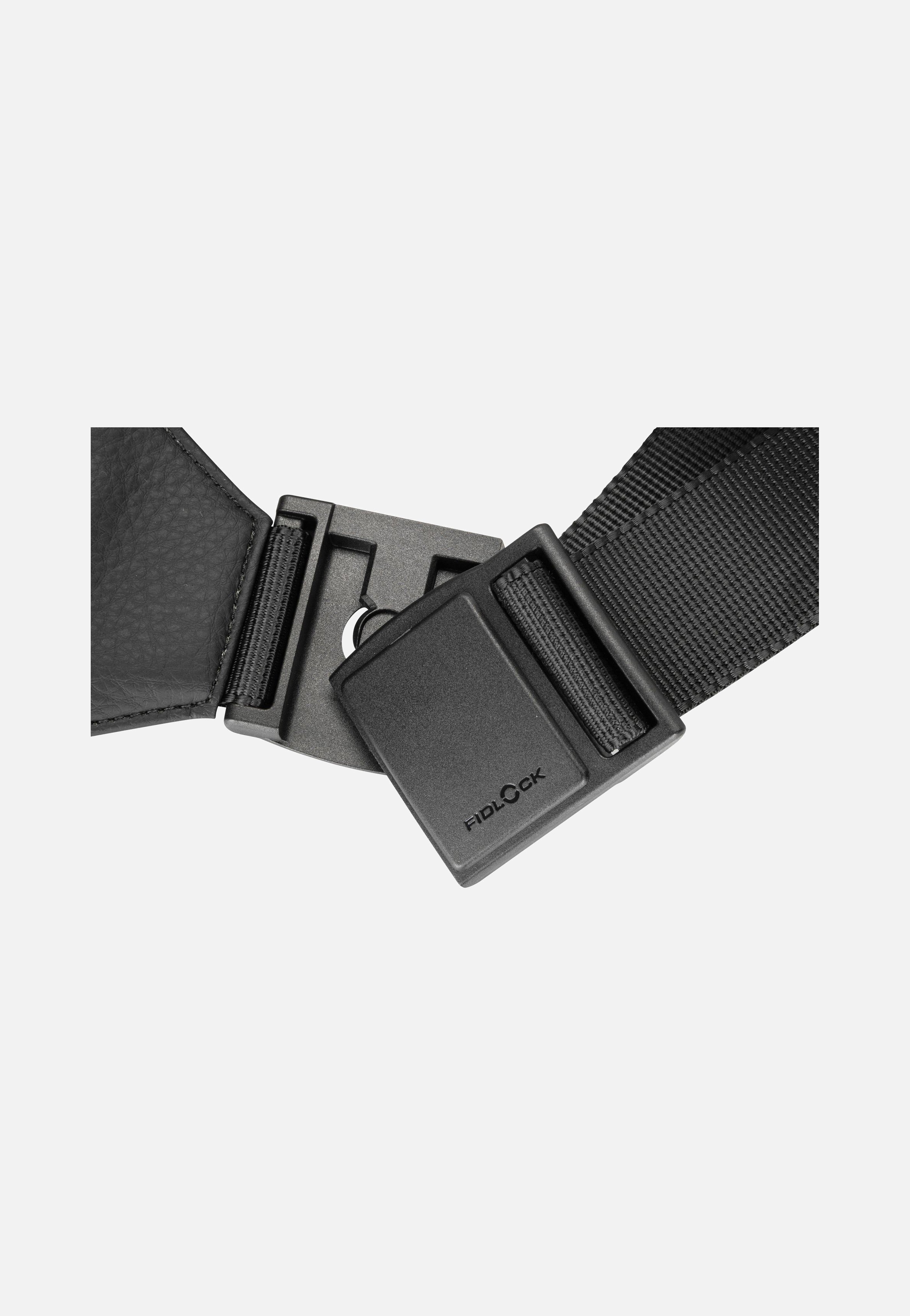 Urban Eco Leather Beltbag Black - Bauchtasche
