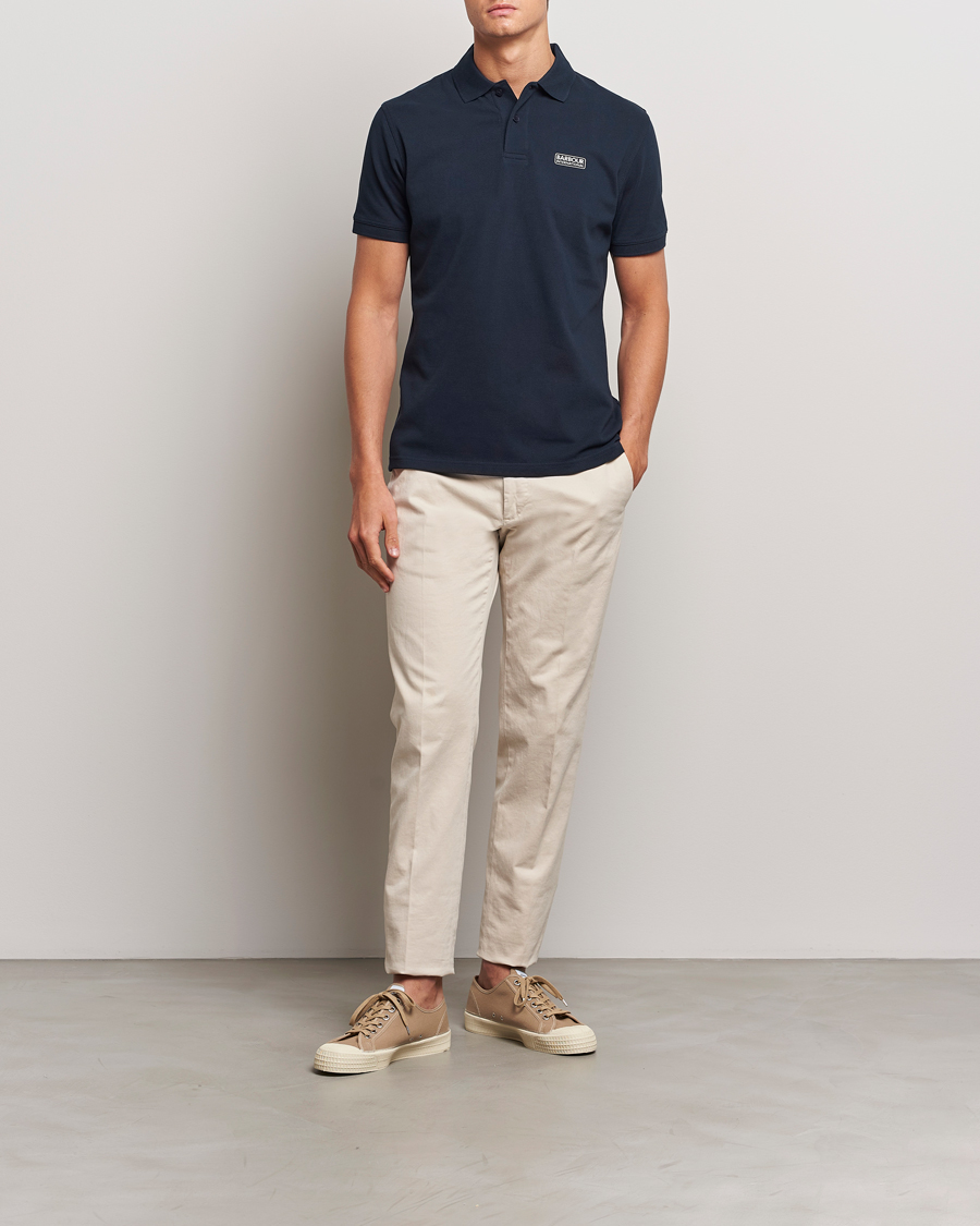 Barbour International Essential Polo Navy