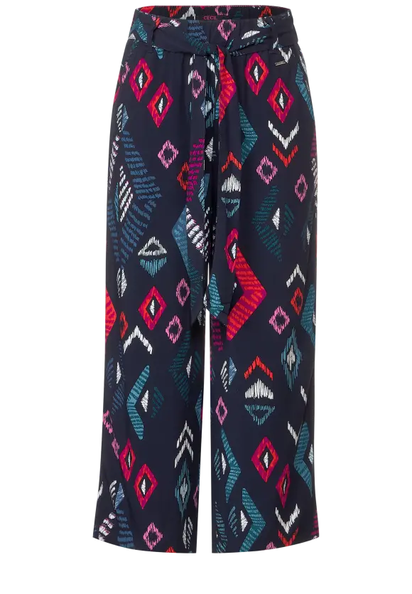 Loose Fit Hose in 3/4 - night sky blue