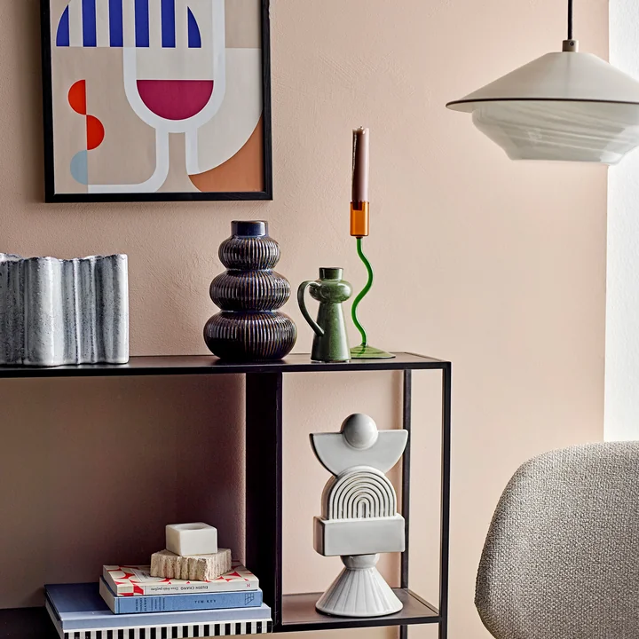 Bloomingville - Lindae Vase, blau