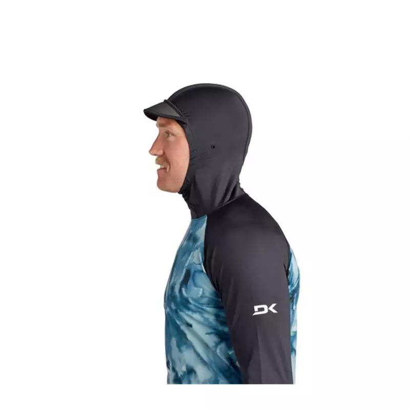 Sweat lycra DAKINE HD Snug Fit L/S Hoodie Indigogo Print
