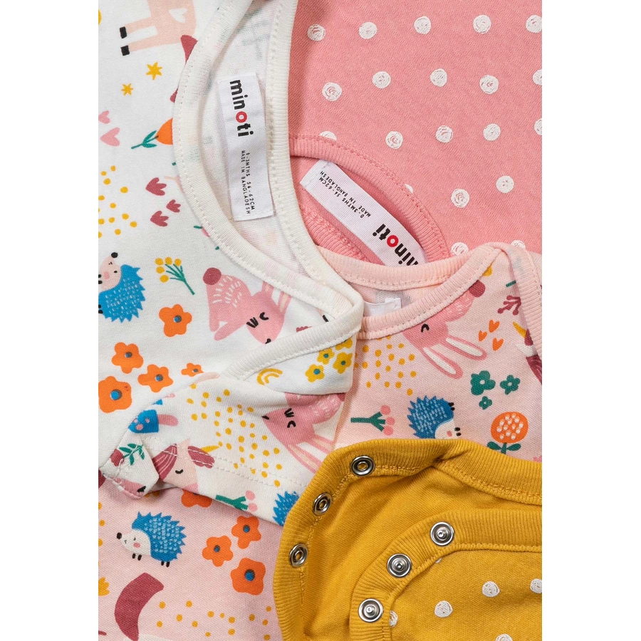 Minoti 7er Pack Bodys mit Allover-Print