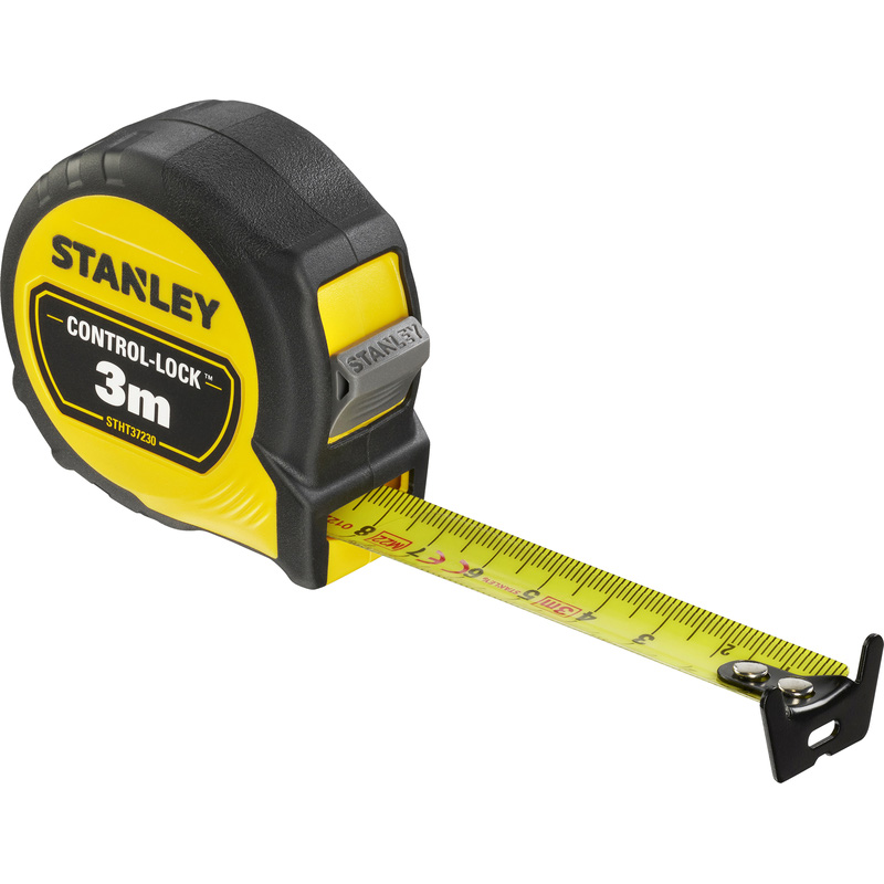 Stanley Control-Lock rolbandmaat 3m 19mm