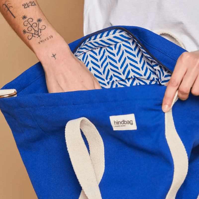 Sac Cabas Cesar 51 cm Bleu électrique