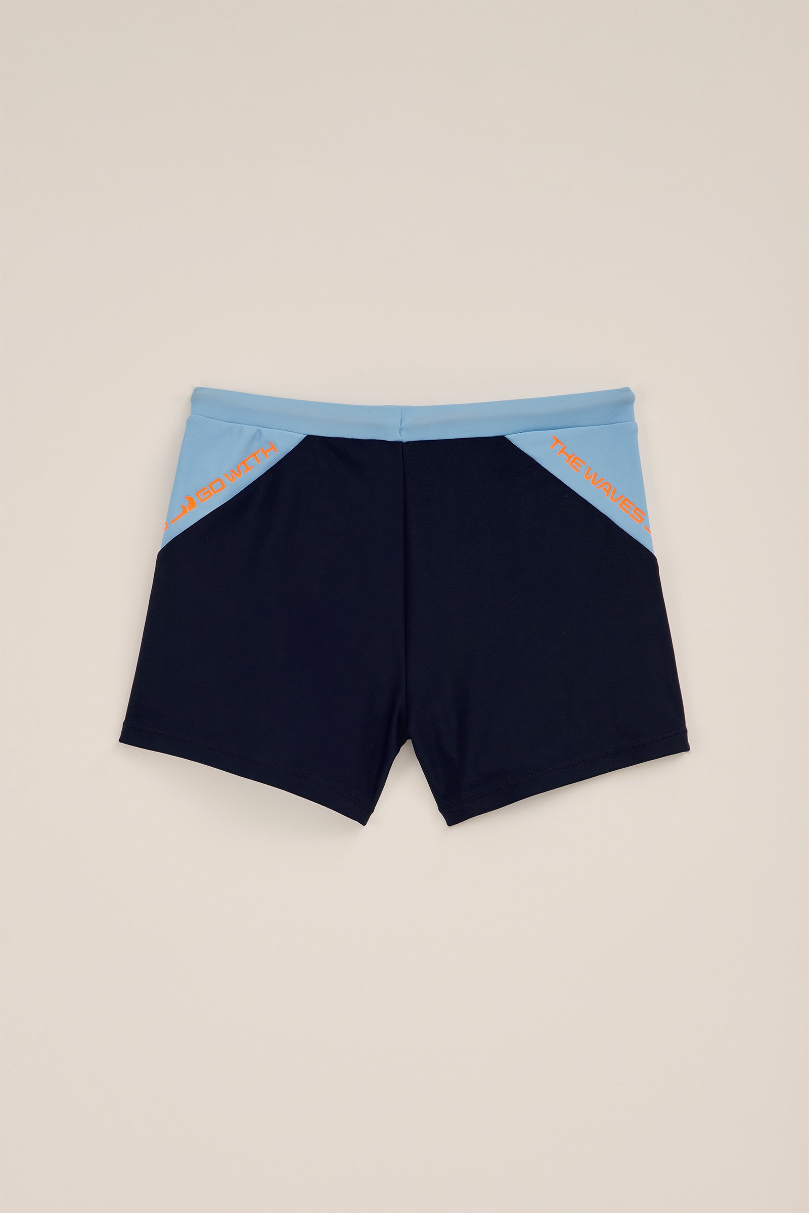 Jongens zwemtrunk met dessin WE Fashion IJsblauw