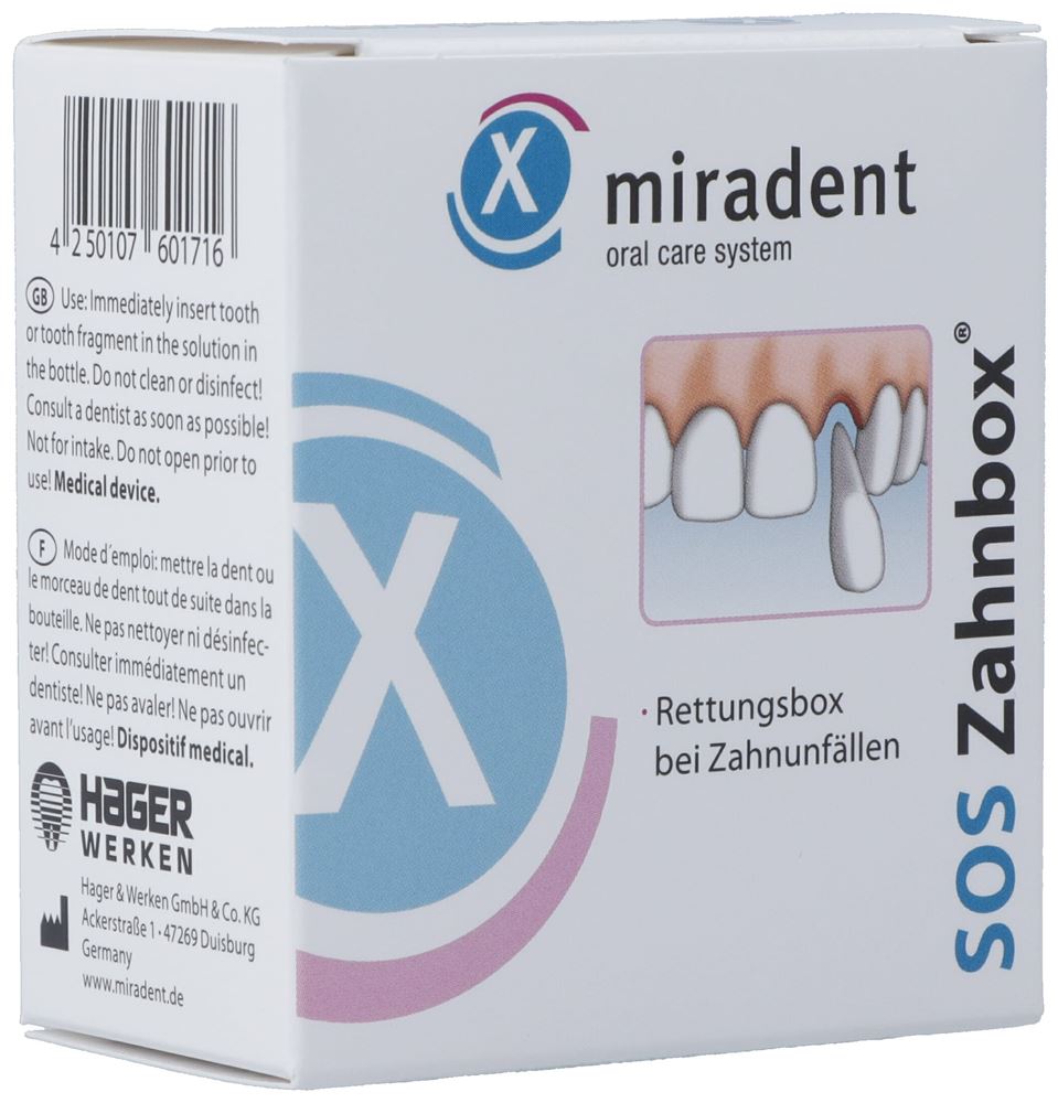 MIRADENT SOS Zahnrettungsbox 1 Stk