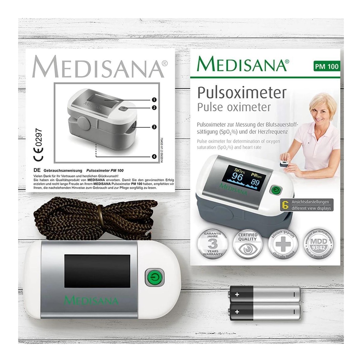 Medisana PM 100 pulsoksymeter