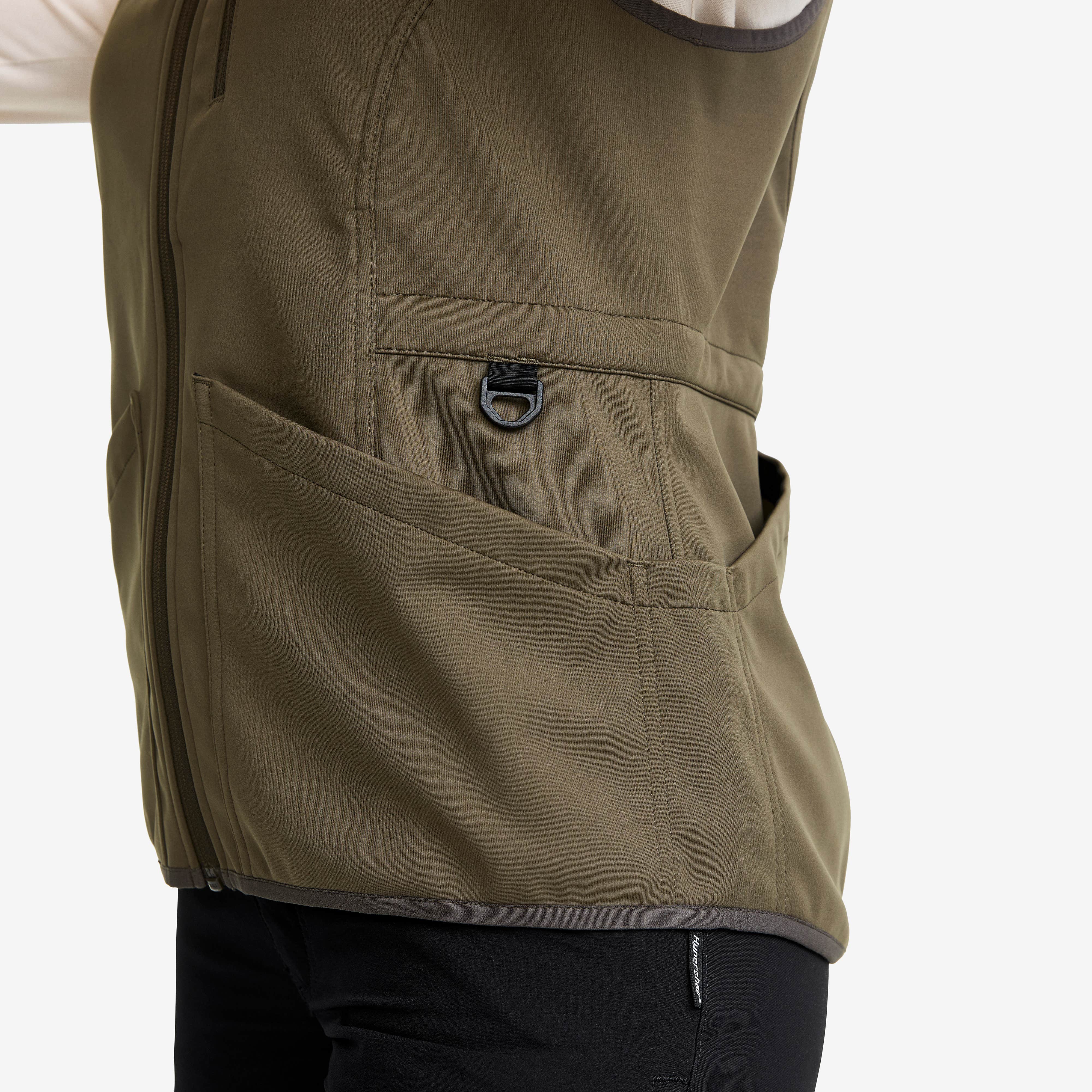 Responder Softshell Vest  Dame Light Moss Gray