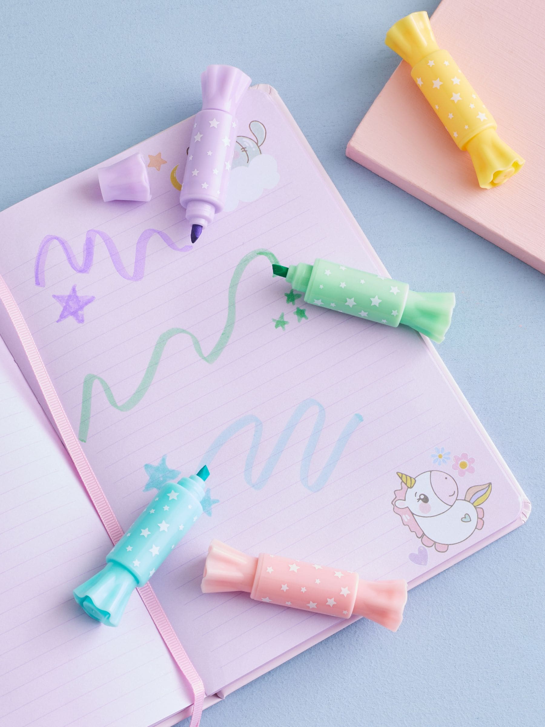 5 Pack Sweet Shaped Highlighter Pens