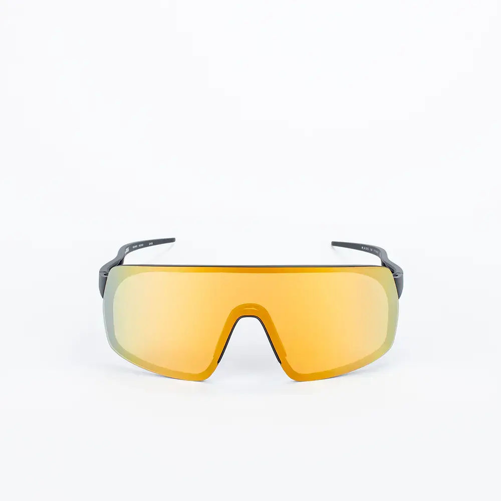 Out Of Rams Fietsbril Zwart met Gold24 MCI Lens