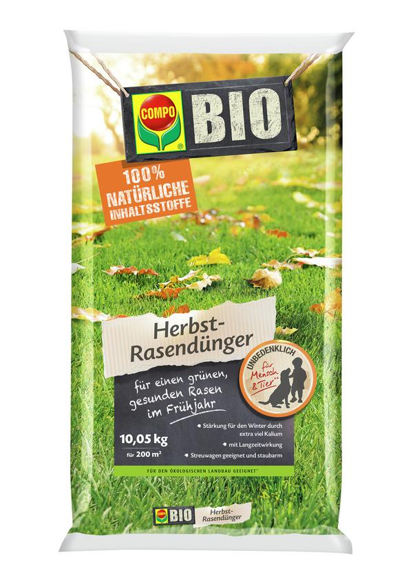 COMPO BIO Herbst-Rasendünger, 10,05 kg
