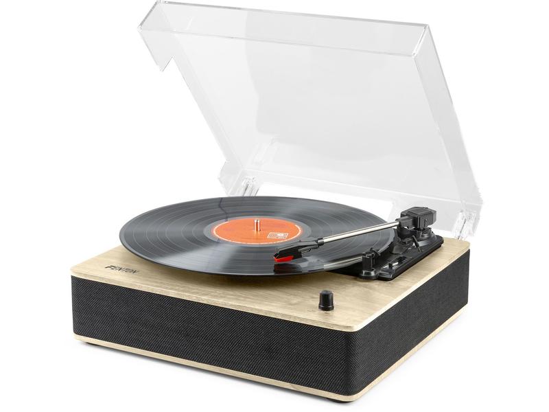 Fenton Plattenspieler RP161LW Hellbraun Retroplattenspieler mit Bluetooth
