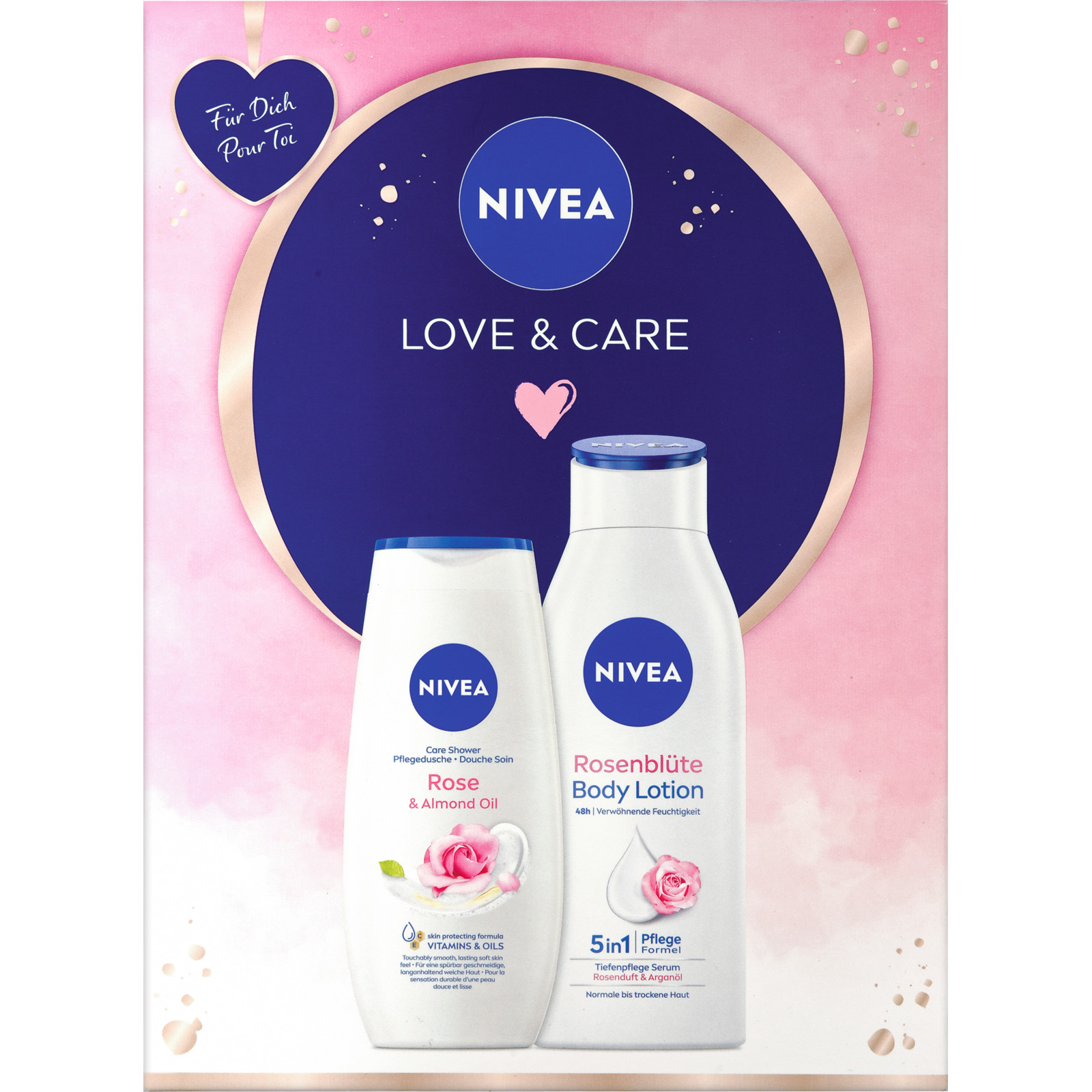 Nivea Set Damen Love&Care 2 Stücke