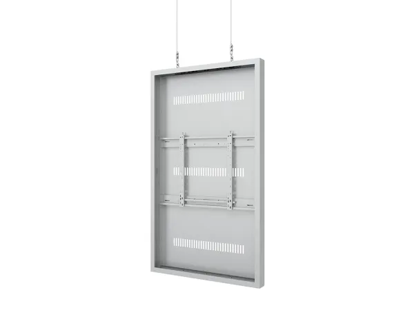 Multibrackets M Pro Series - Indelukke - for digitalt skiltepanel - ledning, medium - stål - hvid - skærmstørrelse: 65