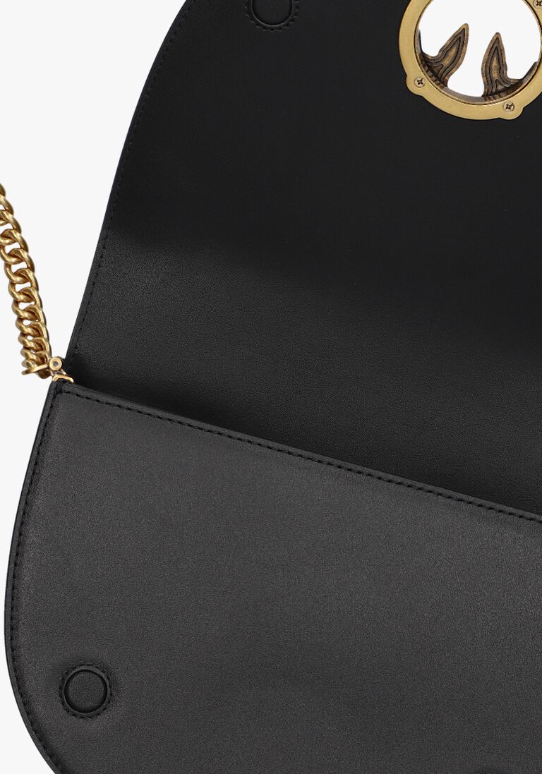 PINKO zwarte pinko schoudertas round click classic