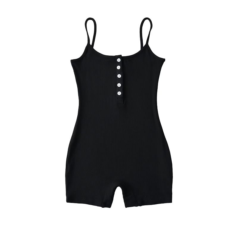 Hollahop - Spaghettibandjes Henley Romper