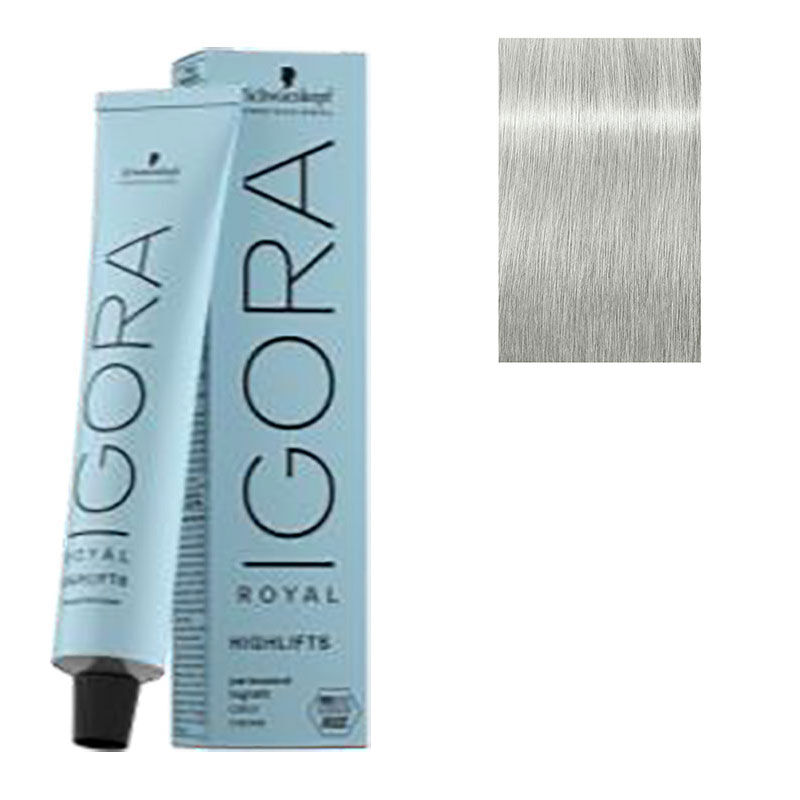 Coloration permanente Igora Royal 10-21 blond très très clair irisé cendré
