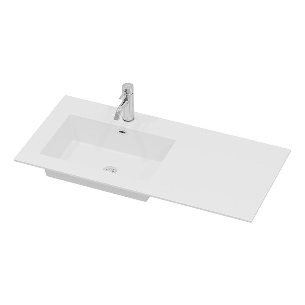 BADEROMSMØBEL CAMARGUE SKÄRGÅRD SERVANT VENSTRE HVIT MATT 100CM