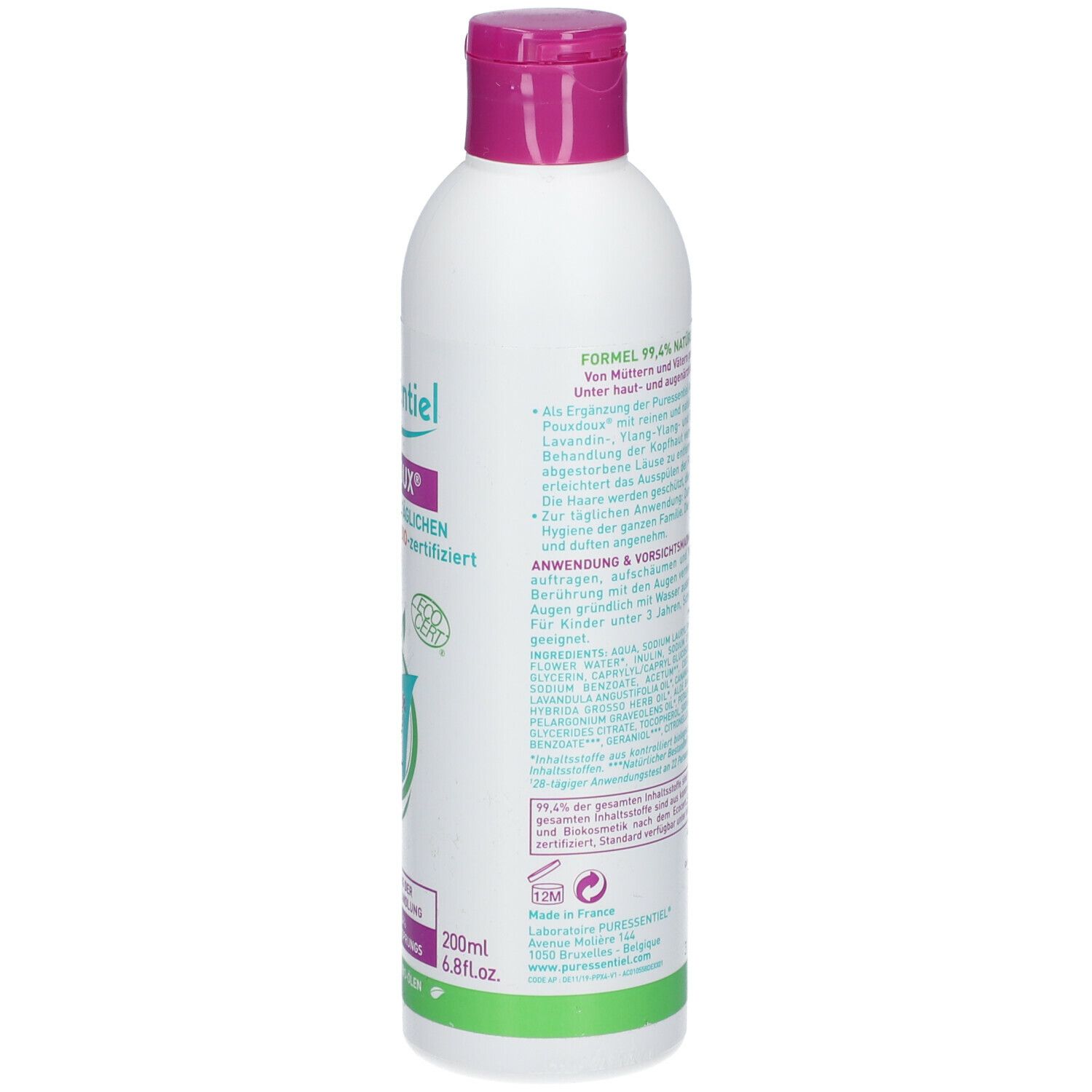 Puressentiel ANTI-LÄUSE SHAMPOO POUXDOUX