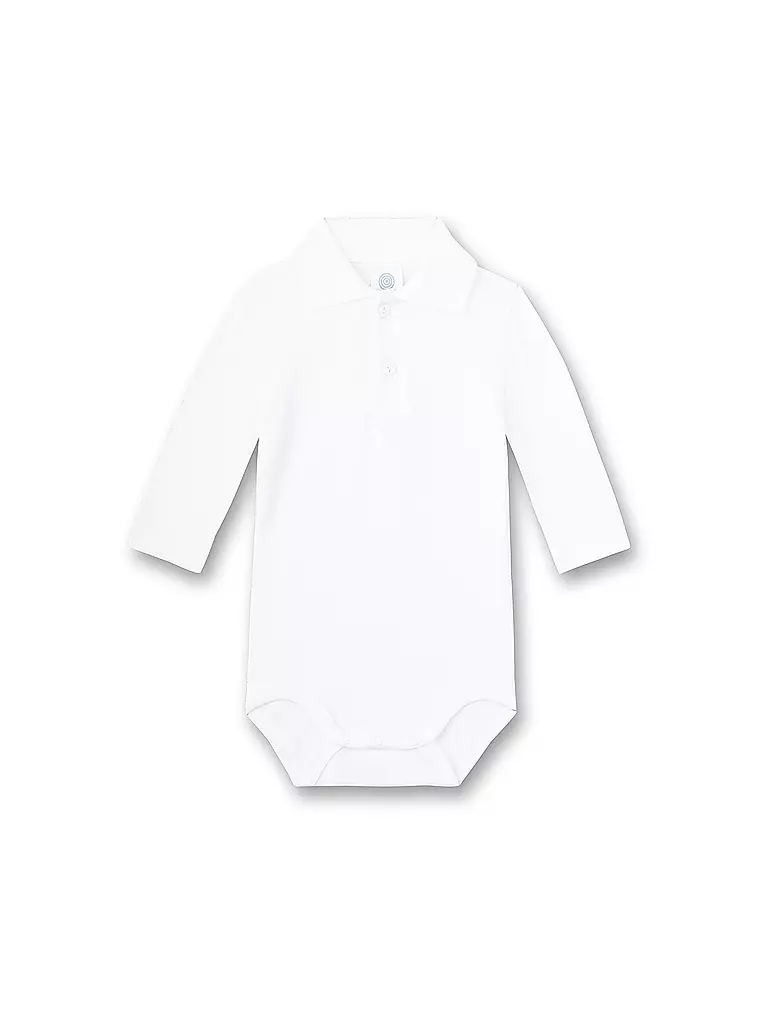 SANETTA Baby Polobody weiss