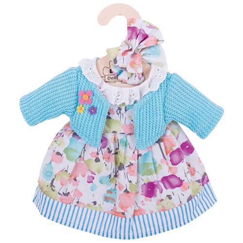 Cardigan robe - poupée douce 34cm