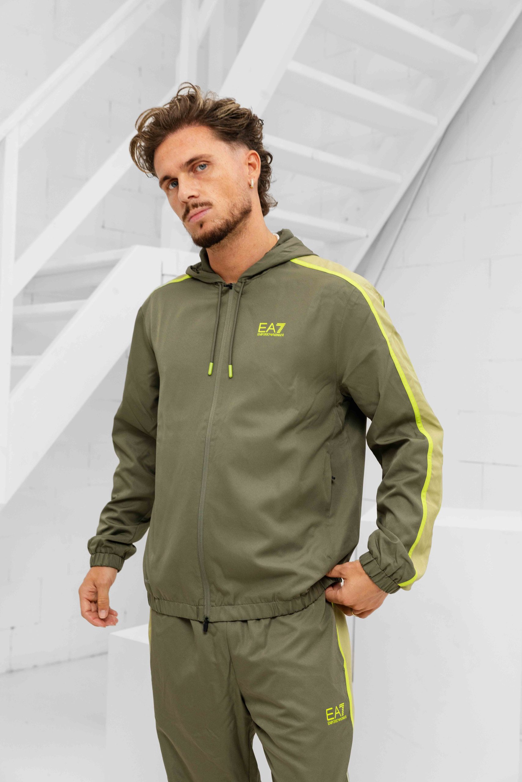 EA7 Emporio Armani 7M000643 Trainingspak Heren Groen
