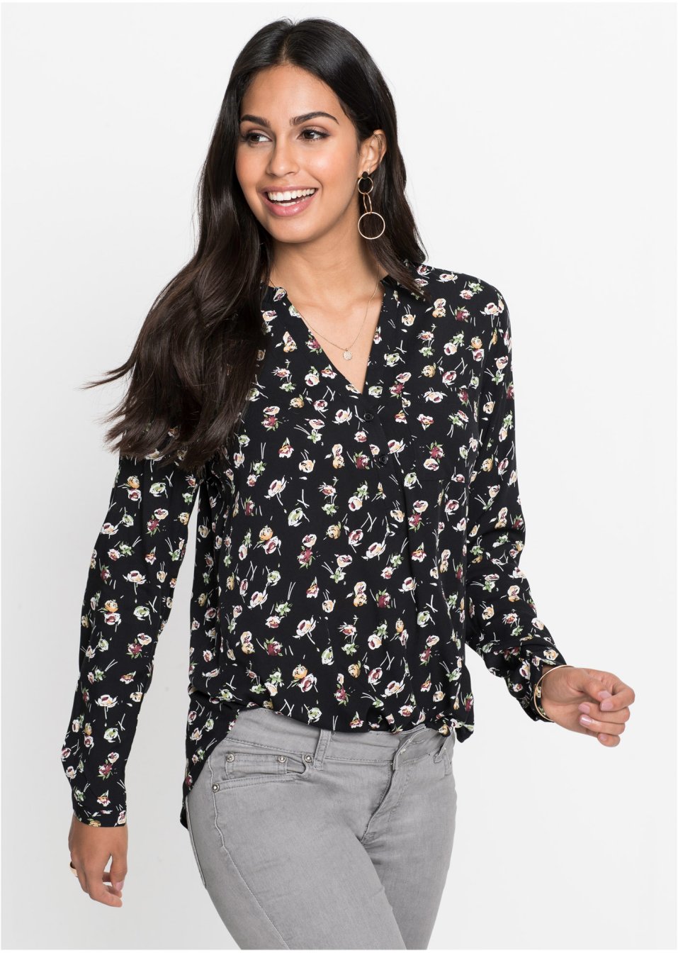 Blouse encolure en V