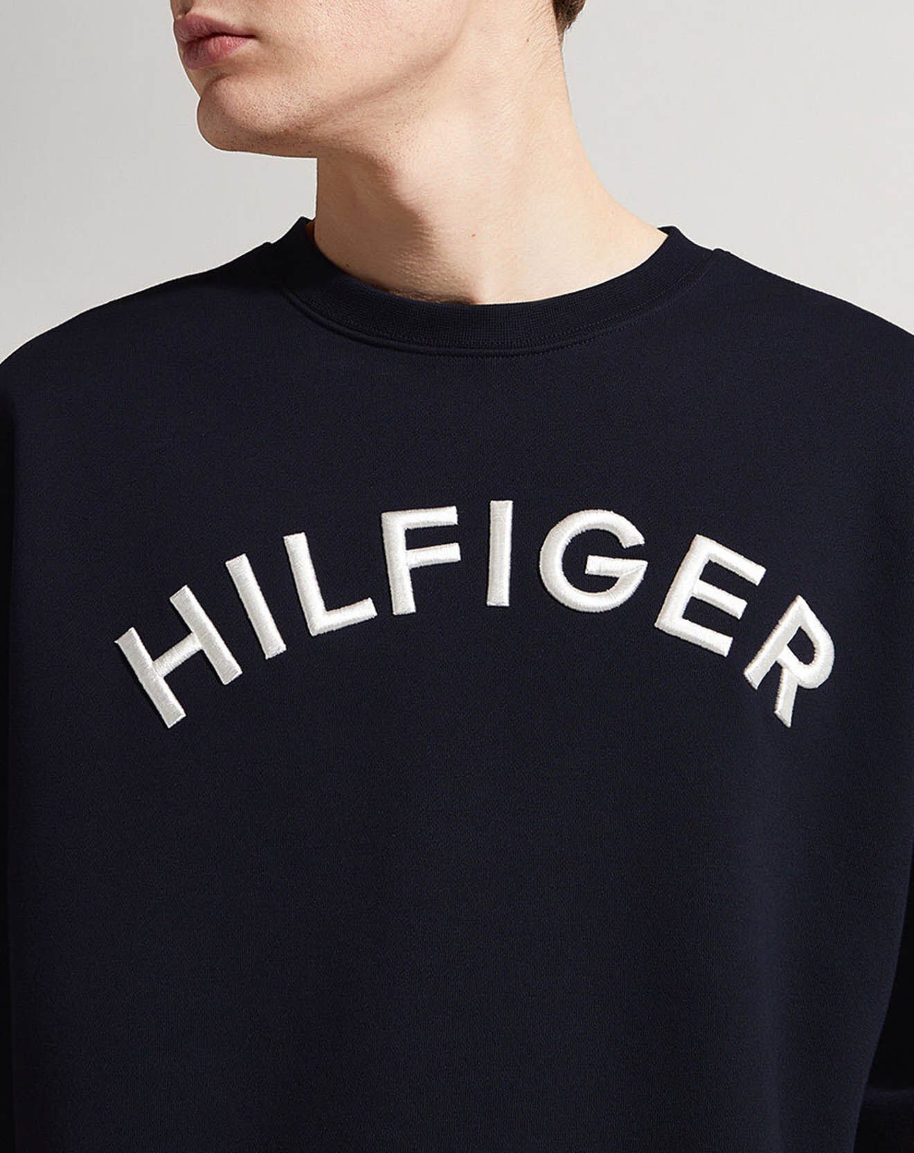 Tommy Hilfiger Sweat Arched bleu marine
