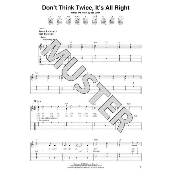 Hal Leonard Bob Dylan Easy Guitar Tab
