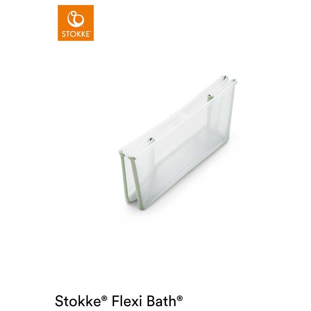 Stokke Flexi Bath X-Large Bundle groen - opvouwbare babybadjes - Prénatal