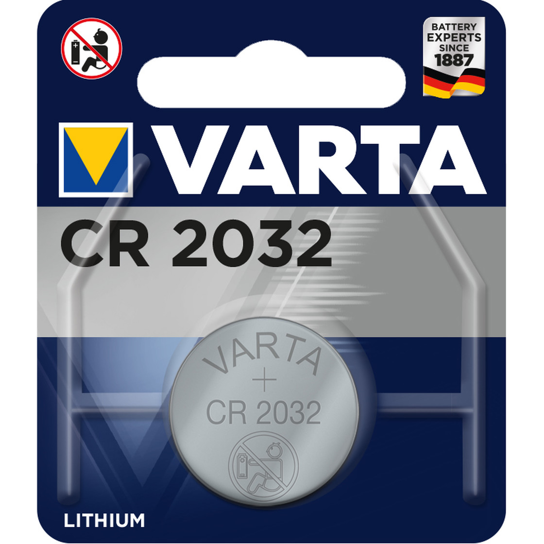 VARTA CR2032 (6032) Lithium Knopfzelle BP1 MHD:30.5.34
