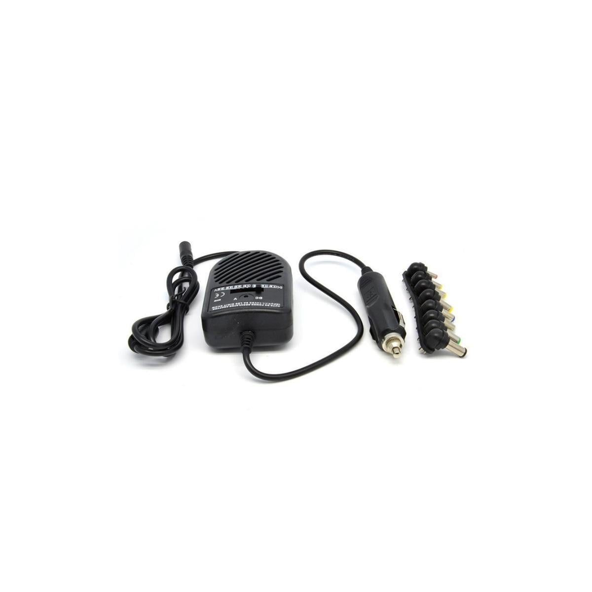 Universell DC-adapter for bærbare PC-er til bil med 8 kontakter