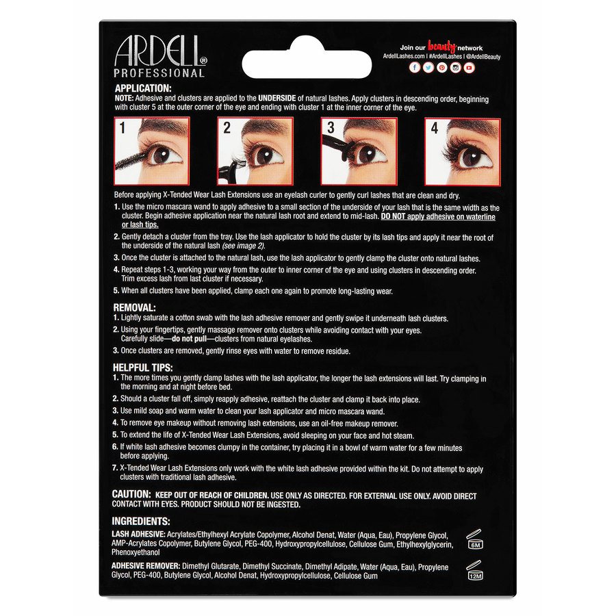 Ardell X-Tend Wear Kit Demi Wispies