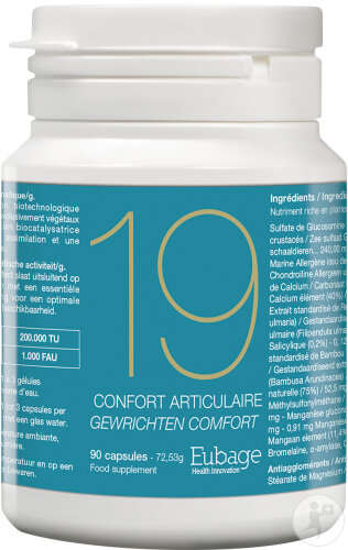 Eubage N°19 Confort Articulaire 90 Capsules