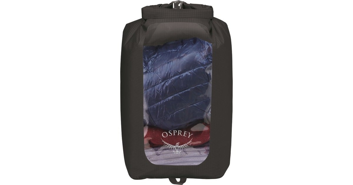 OspreyDry Sack 20 with Window packsack  (Zwart, 20 liter)