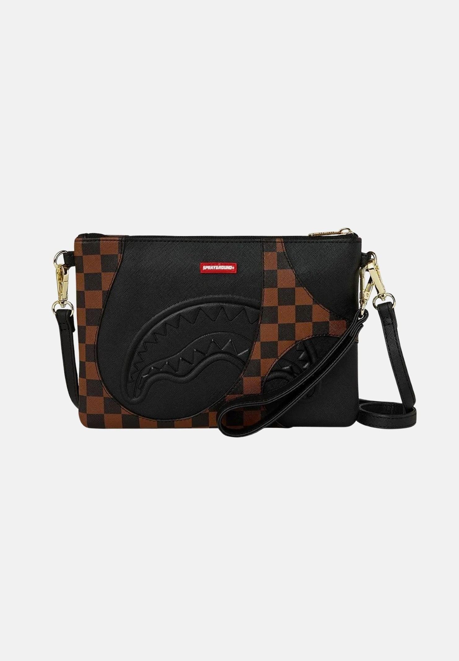 Sprayground Jetstream Crossover Clutch Bruin