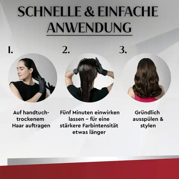 Haar Glossing Schoko Braun