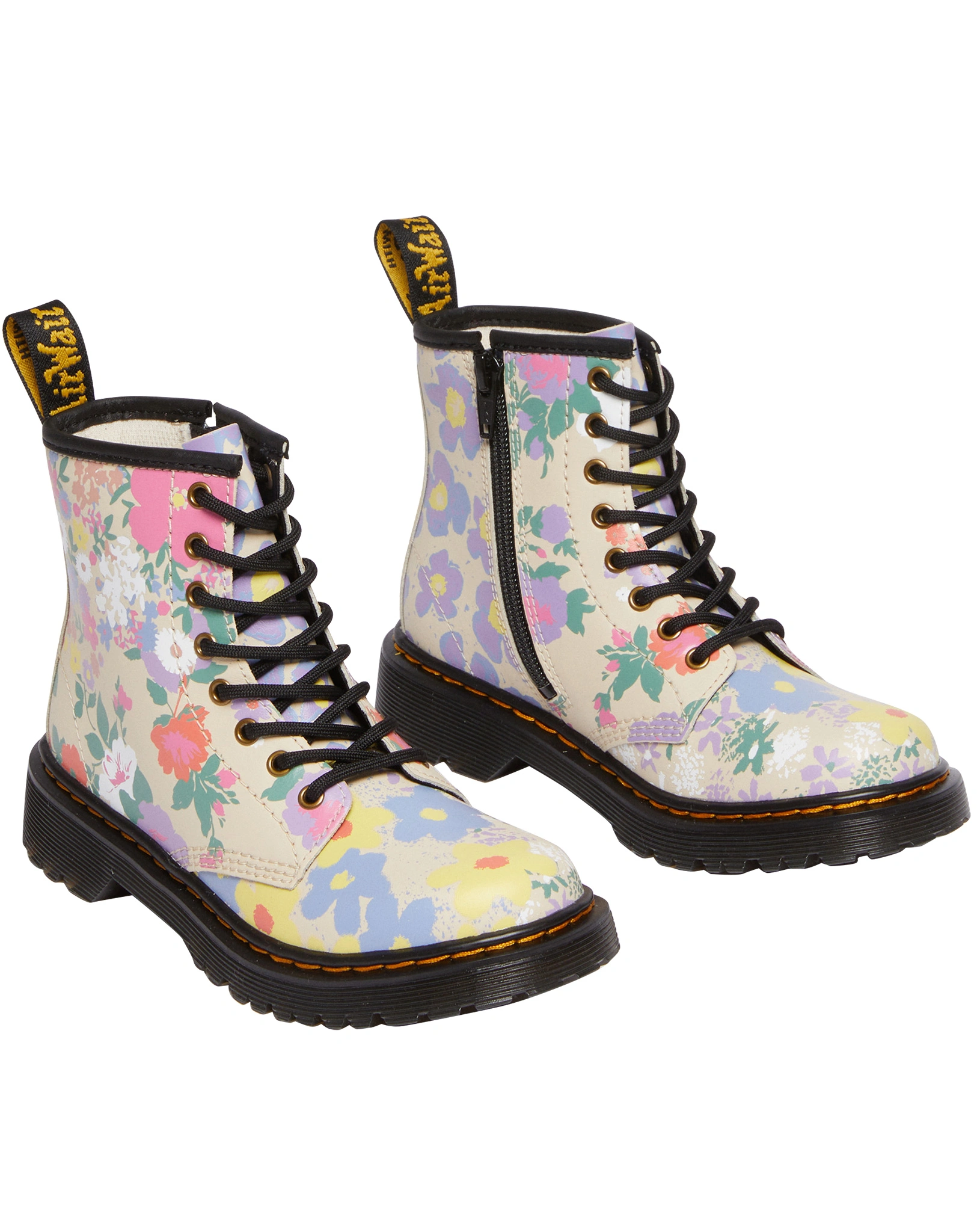 Schnürstiefel 1460 FLORAL MASH UP in bunt