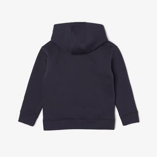 Sweatshirt à capuche enfant Lacoste x Netflix en coton biologique Pullovers & Sweatshirts - Bleu - Lacoste - Enfant