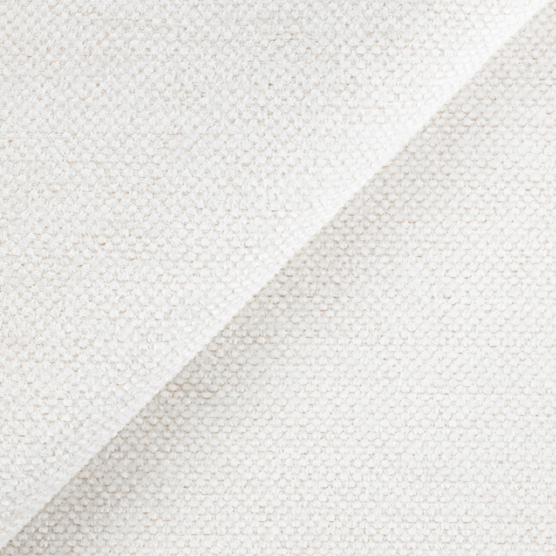 Relinggarnitur - creme - Liegefunktion und Staukasten - Ottomane links