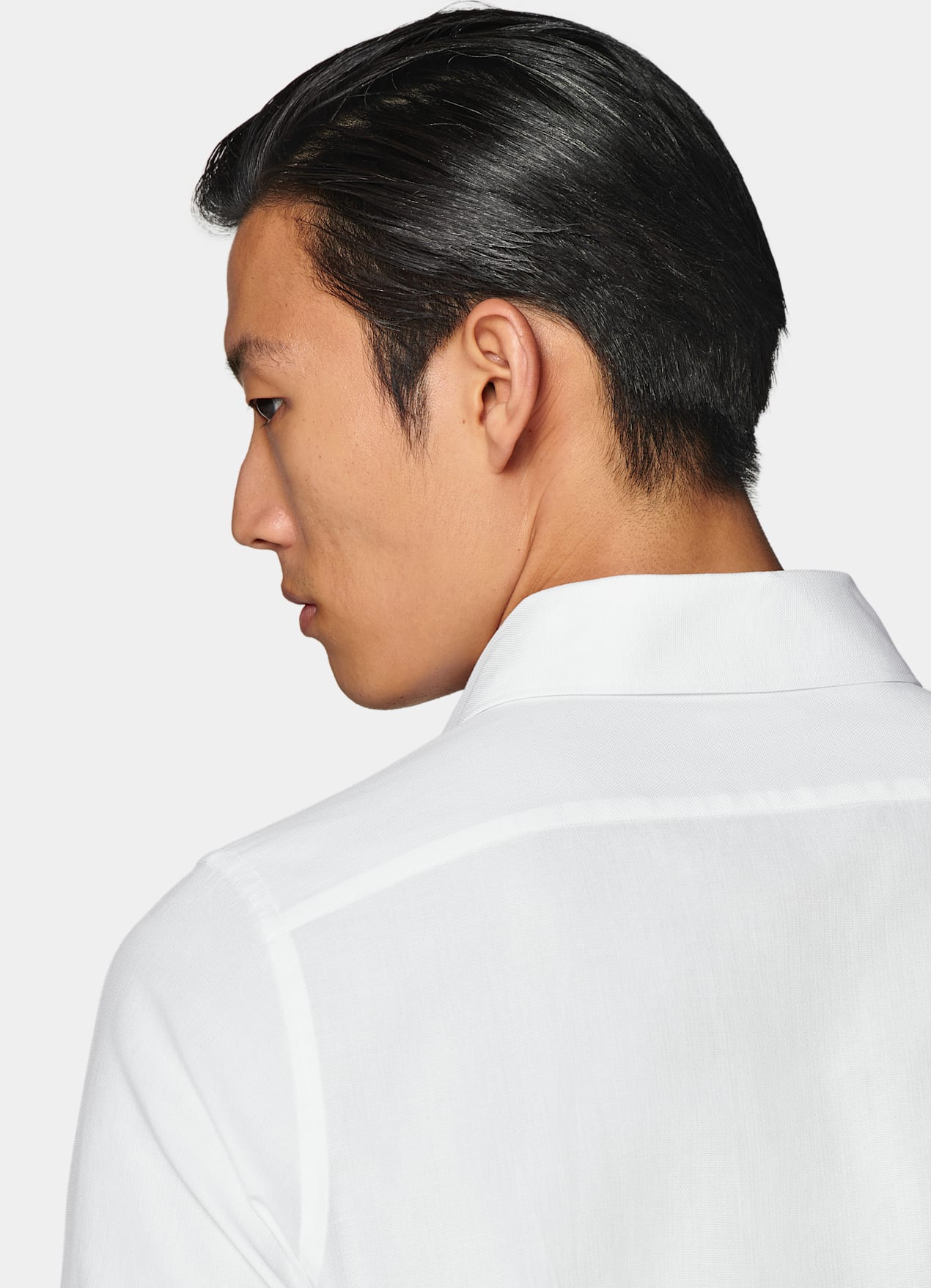 Chemise coupe très ajustée blanche