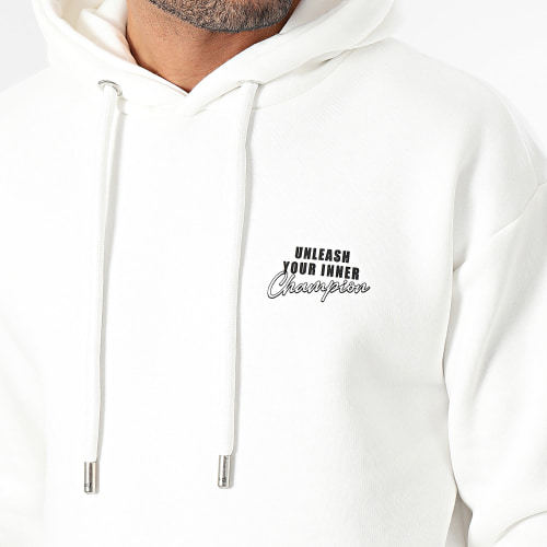 Sweat Capuche Blanc