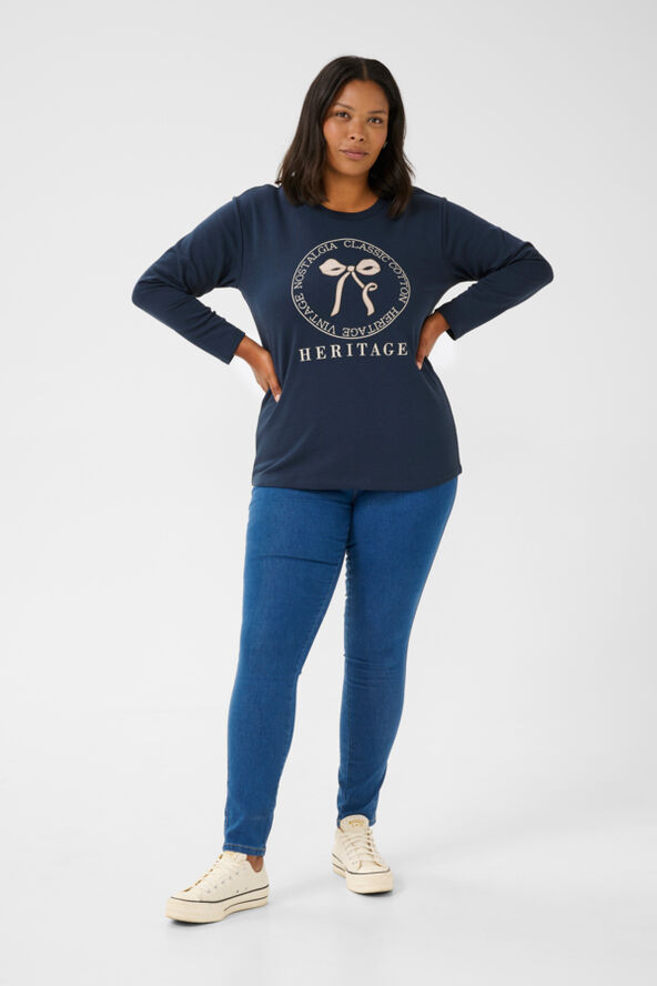 Kaffe Curve KCelina Sweatshirt Midnight marine