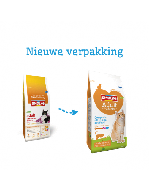 Smolke Cat Adult Kip&Lam&Vis - Kattenvoer