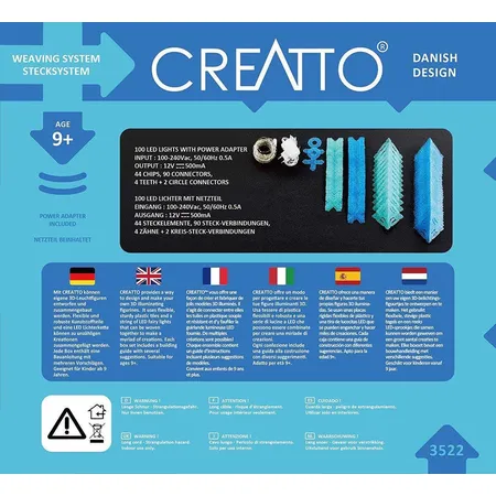 KOSMOS Creatto 3D Leuchtfiguren entwerfen - Hai,Tintenfisch, Möwe oder Fisch